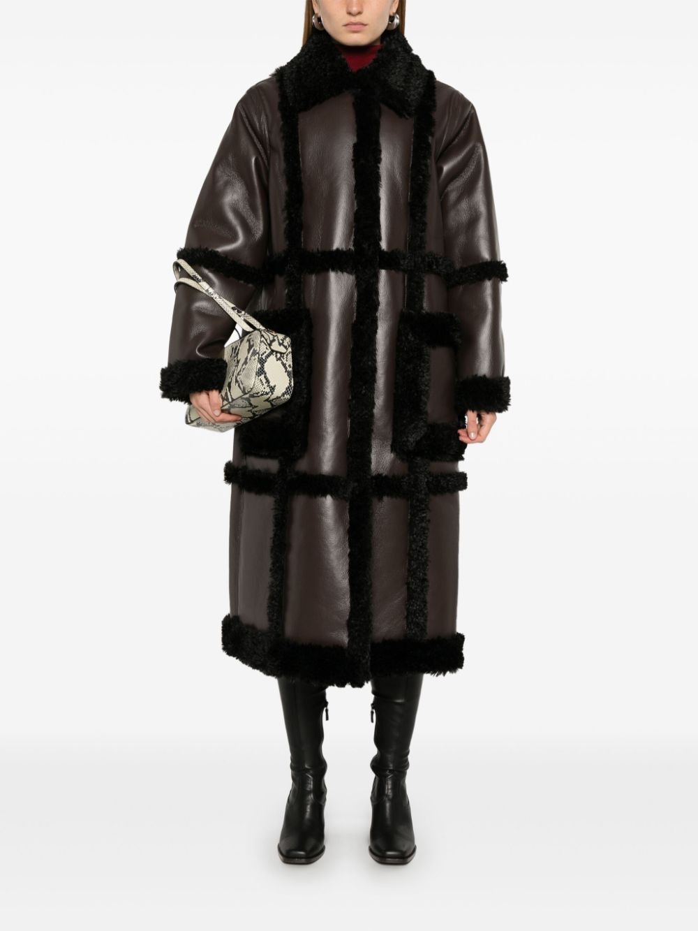 STAND STUDIO PATRICE FAUX LEATHER COAT Size S / US 4 / IT 40 - 2 Thumbnail