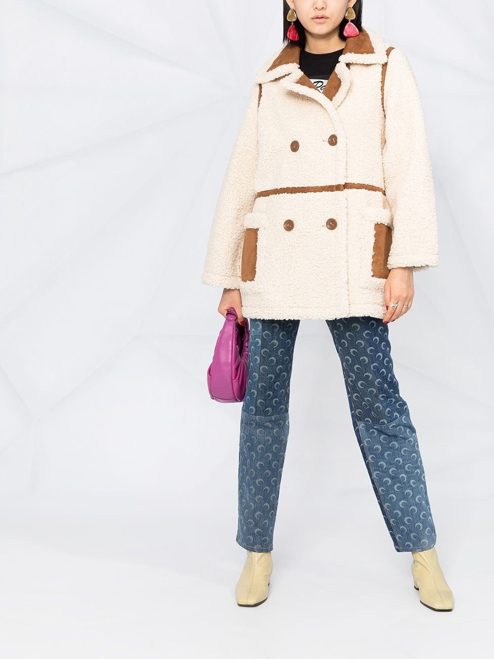 STAND STUDIO CHLOE FAUX FUR COAT Size XS / US 0-2 / IT 36-38 - 6 Thumbnail