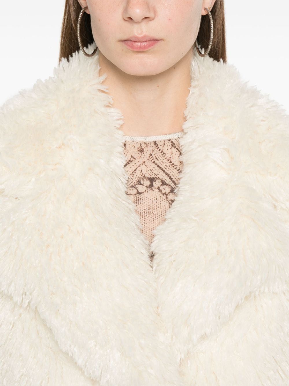 STAND STUDIO SAMARA FAUX FUR JACKET Size XS / US 0-2 / IT 36-38 - 3 Thumbnail