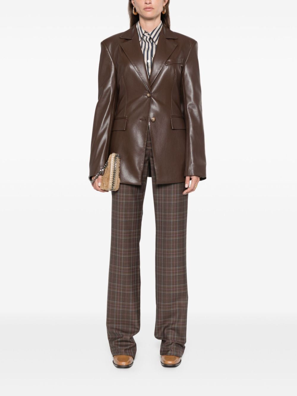 Stella McCartney CHECK WOOL TROUSERS Size 27" / US 4 / IT 40 - 2 Thumbnail