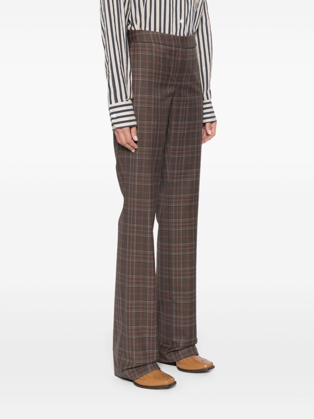 Stella McCartney CHECK WOOL TROUSERS Size 27" / US 4 / IT 40 - 4 Thumbnail