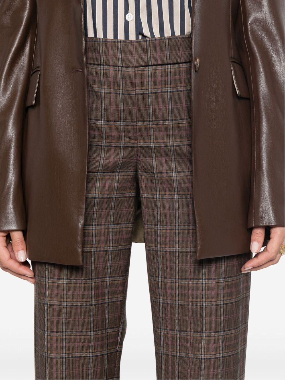 Stella McCartney CHECK WOOL TROUSERS Size 27" / US 4 / IT 40 - 3 Thumbnail