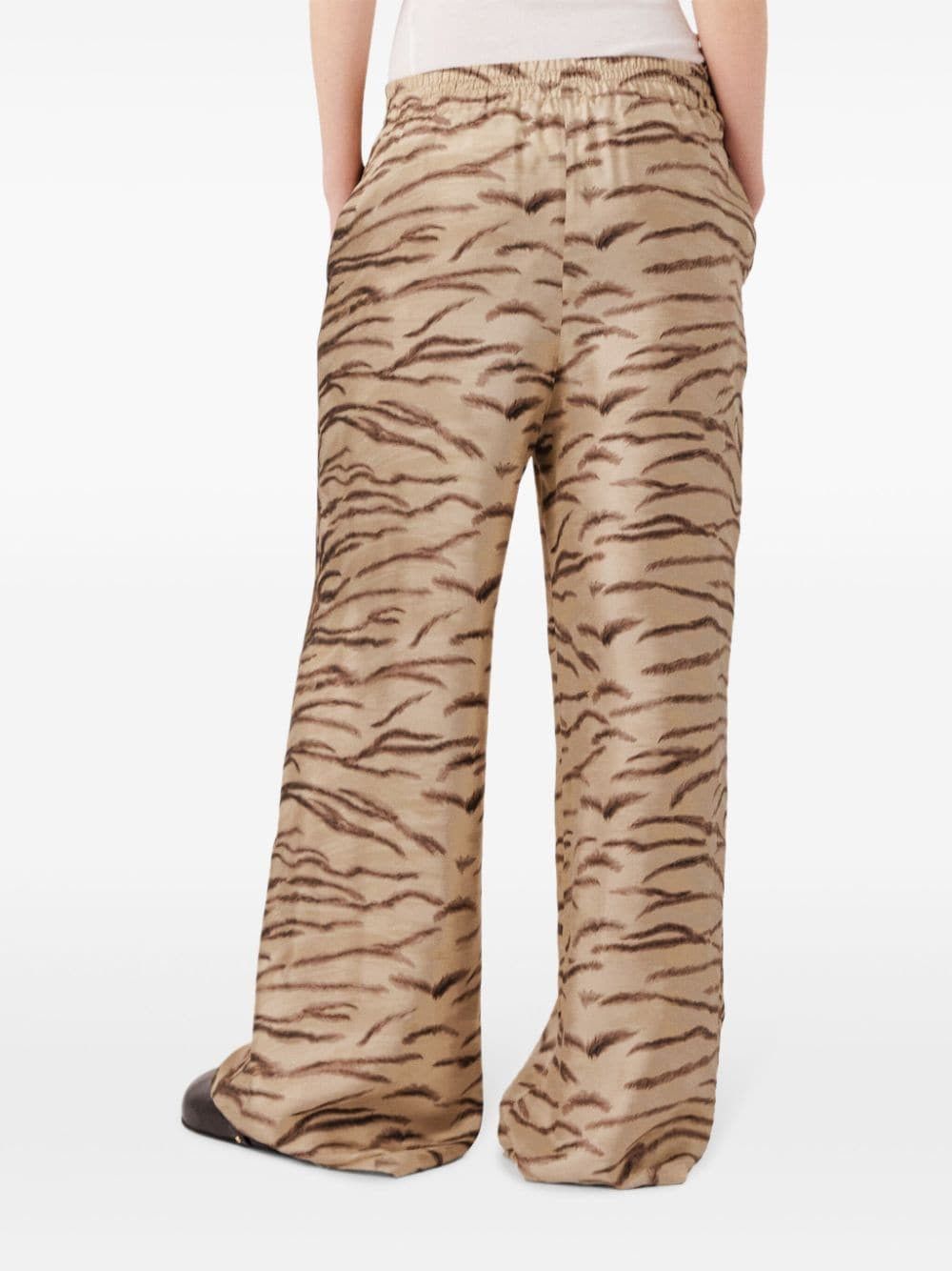 Stella McCartney PRINTED SILK TROUSERS Size 27" / US 4 / IT 40 - 2 Thumbnail