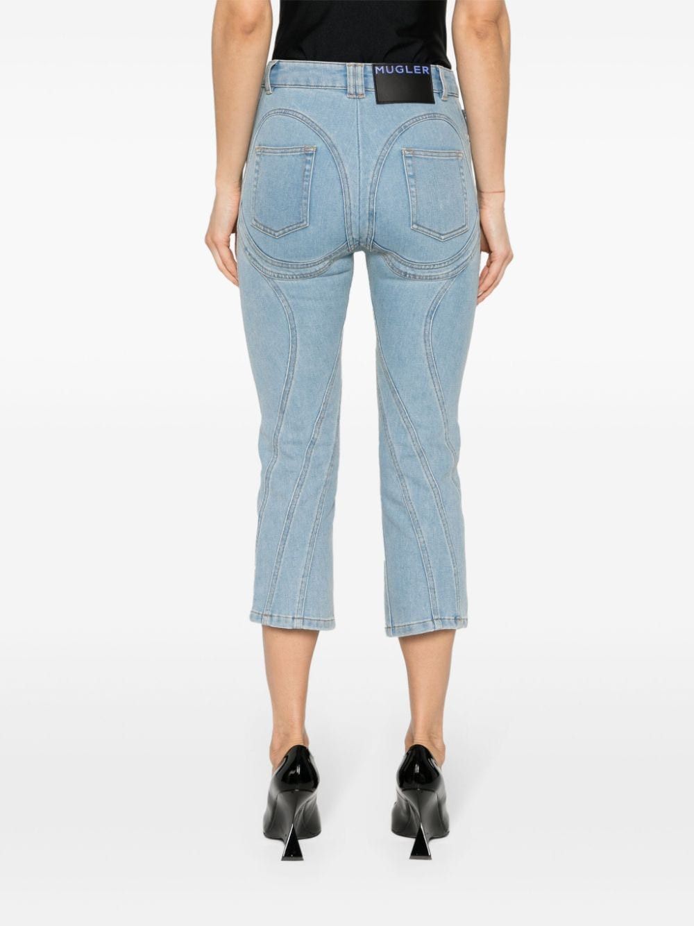 Mugler DENIM SKINNY JEANS Size 27" / US 4 / IT 40 - 5 Thumbnail