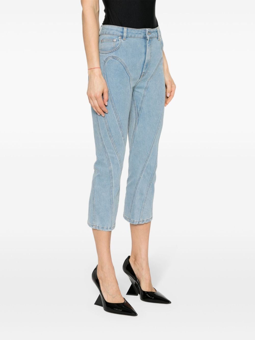 Mugler DENIM SKINNY JEANS Size 27" / US 4 / IT 40 - 3 Thumbnail