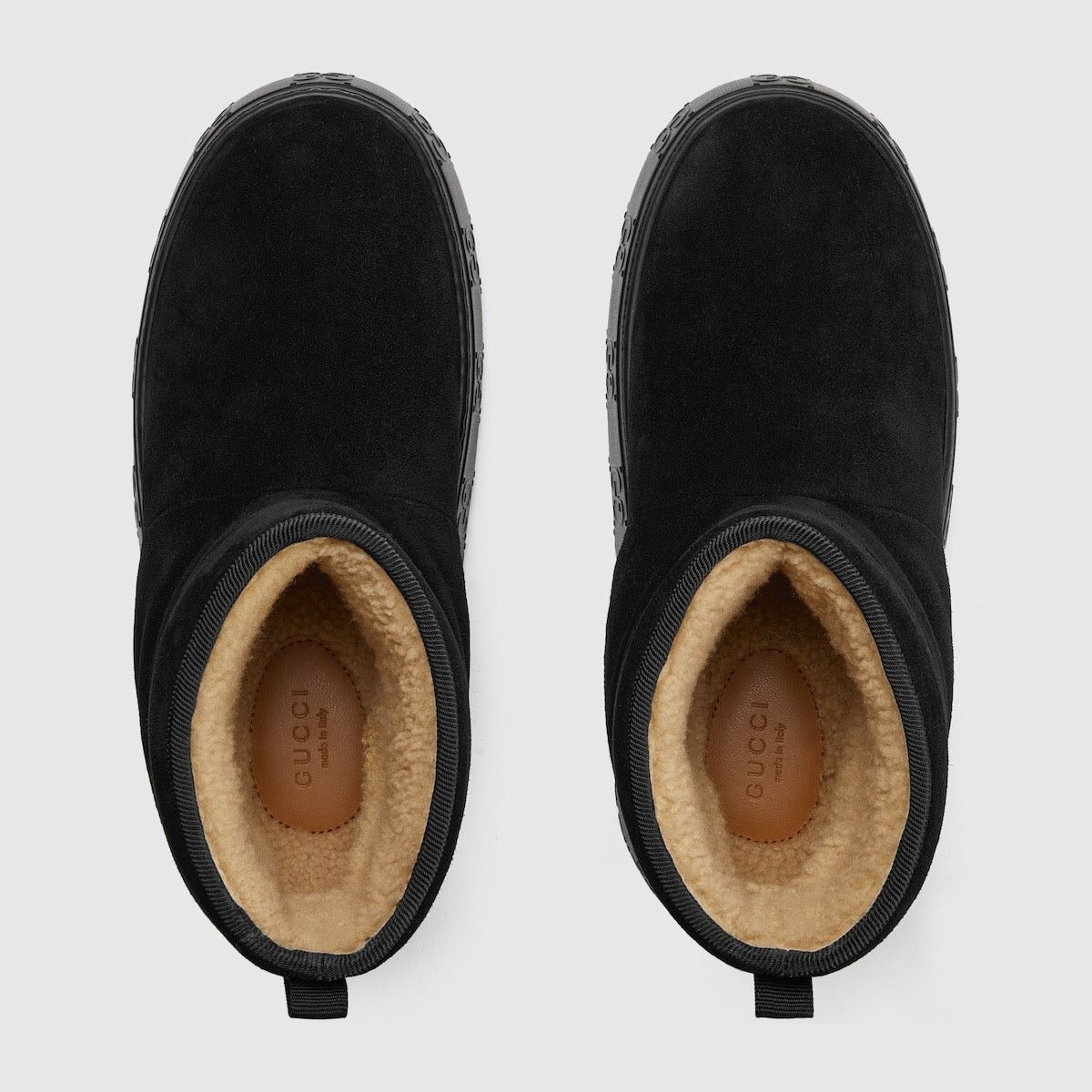 Gucci Gucci Interlocking G Wool Ankle Boots SIZE 36 Size ONE SIZE - 3 Thumbnail