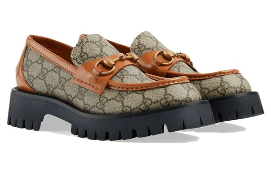 Gucci Gucci GG Lug Sole Loafers SIZE 40 Size ONE SIZE - 2 Thumbnail