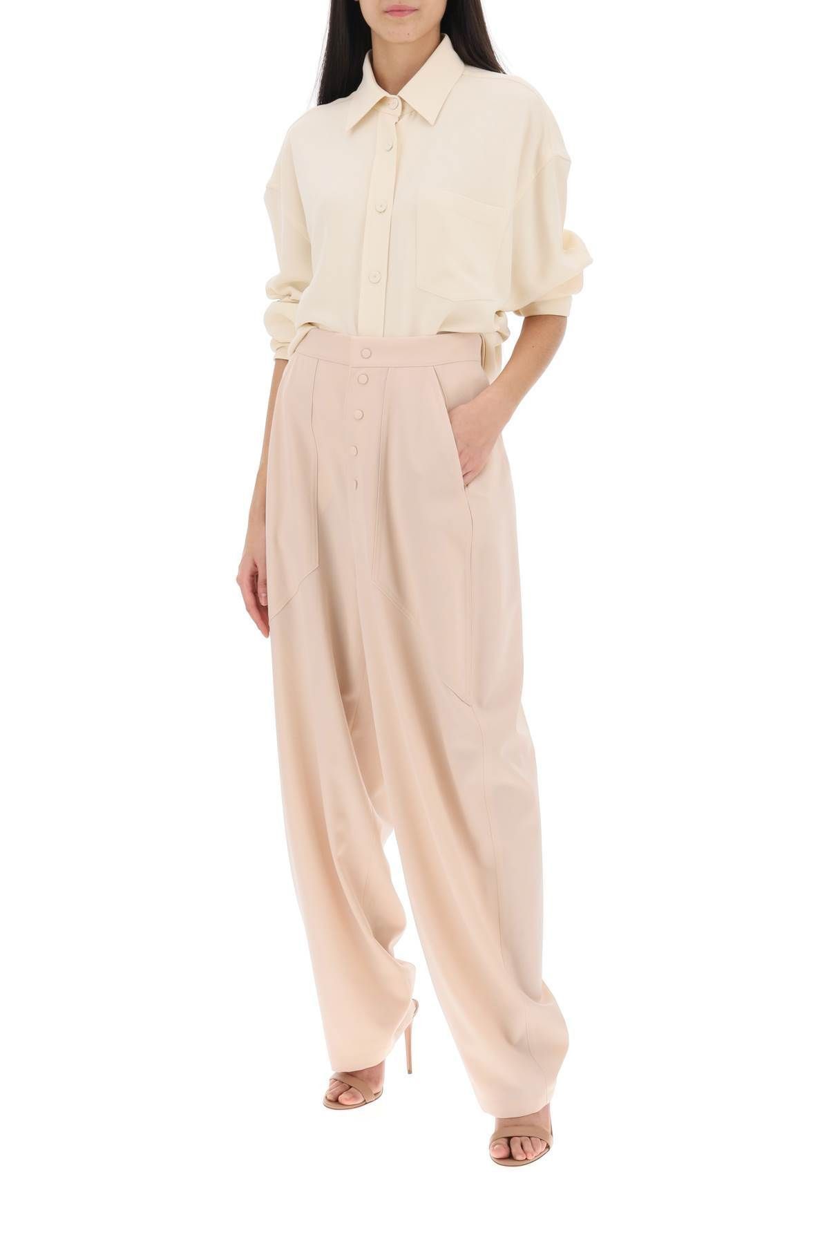 Stella McCartney Stella Mccartney Oversized Shirt In Crepe Jersey Label Sz 44 Size M / US 6-8 / IT 42-44 - 2 Thumbnail