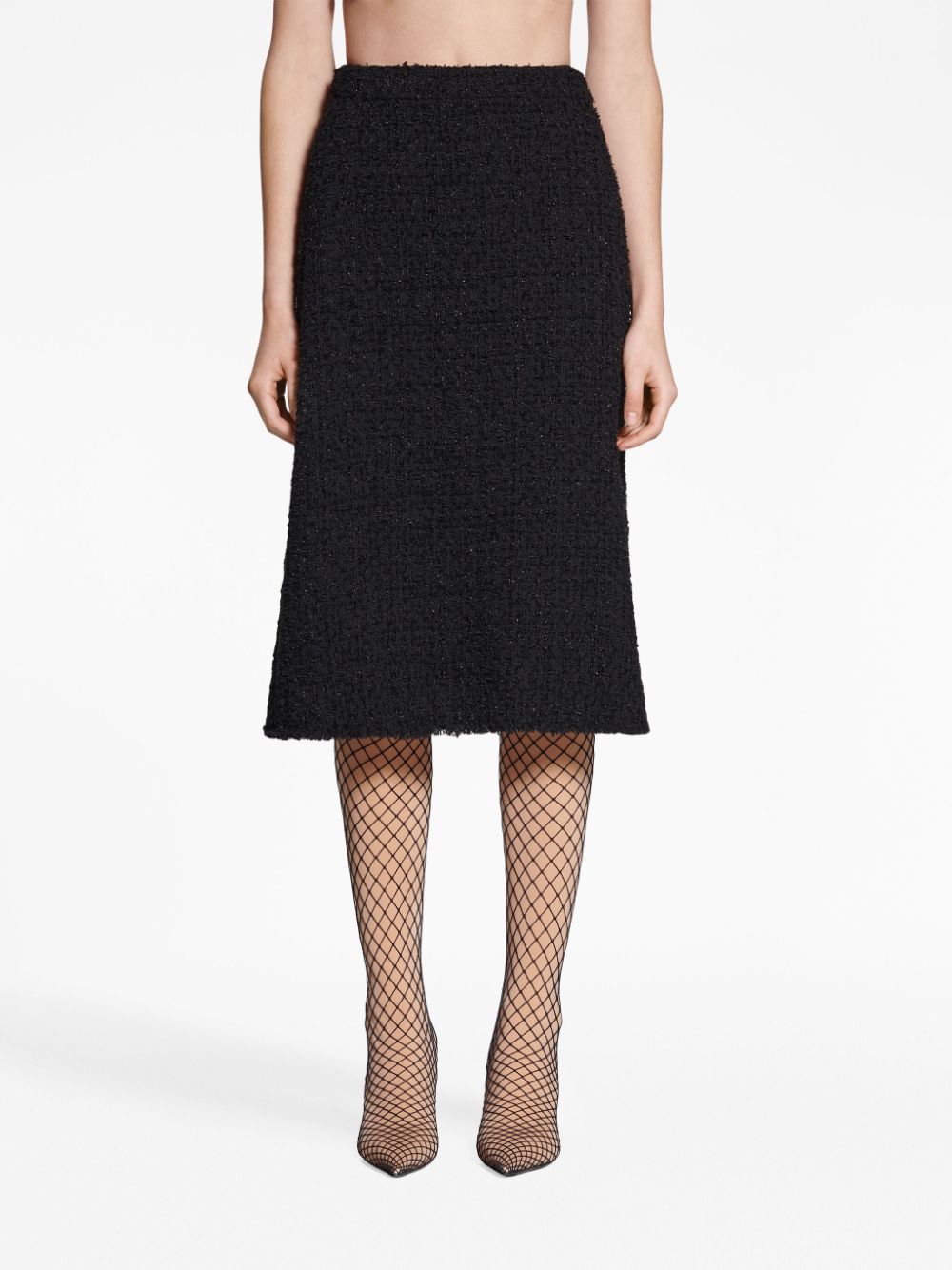 Balenciaga TWEED MIDI SKIRT Size 27" / US 4 / IT 40 - 3 Thumbnail