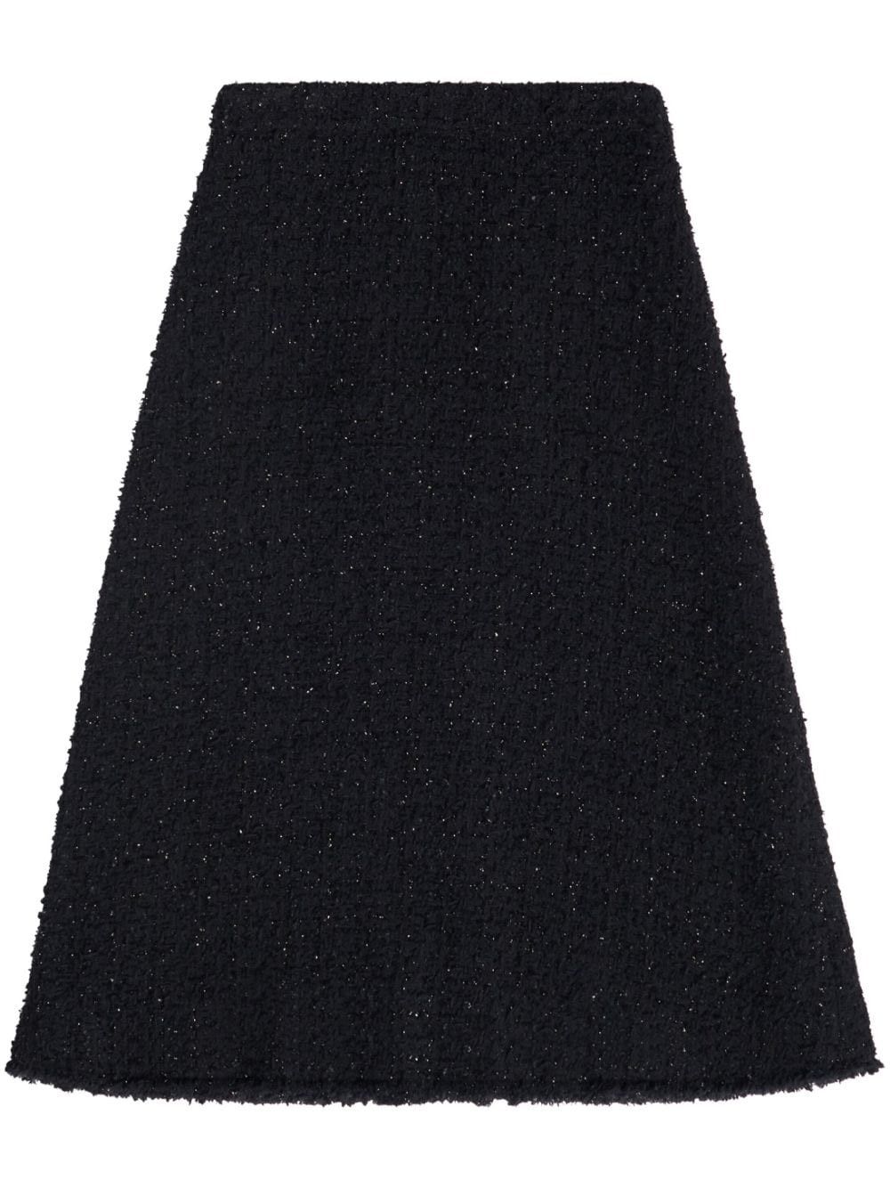 Balenciaga TWEED MIDI SKIRT Size 27" / US 4 / IT 40 - 2 Thumbnail