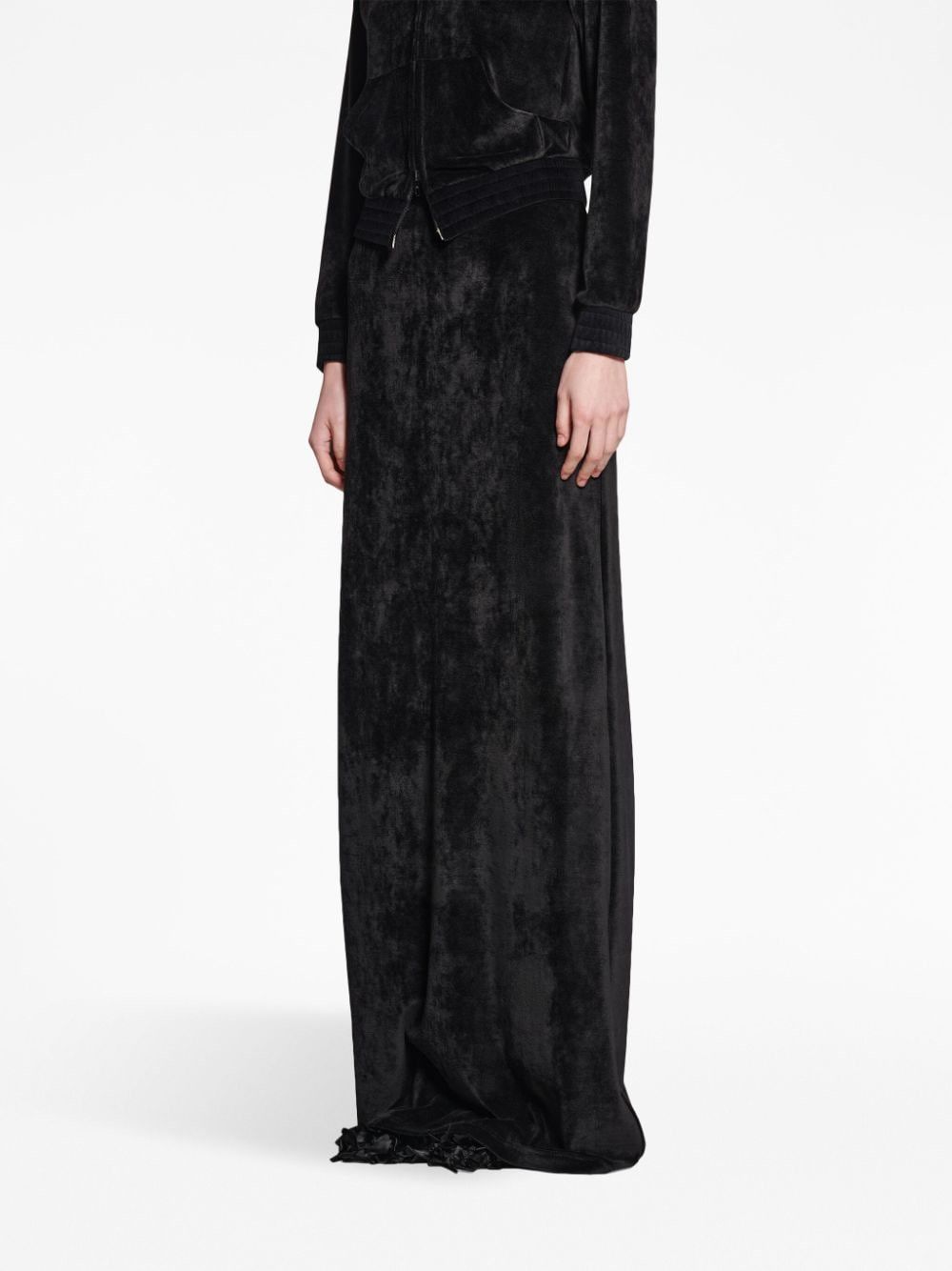 Balenciaga VELVET MAXI SKIRT Size 27" / US 4 / IT 40 - 4 Thumbnail