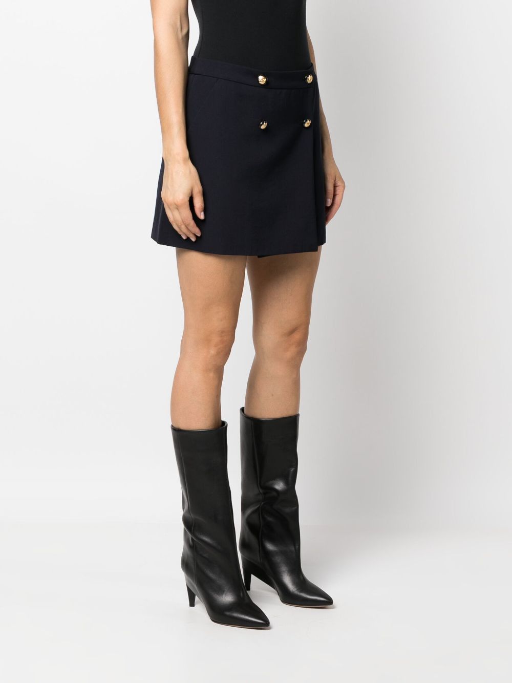 Alexander McQueen WOOL MINI SKIRT Size 27" / US 4 / IT 40 - 5 Thumbnail