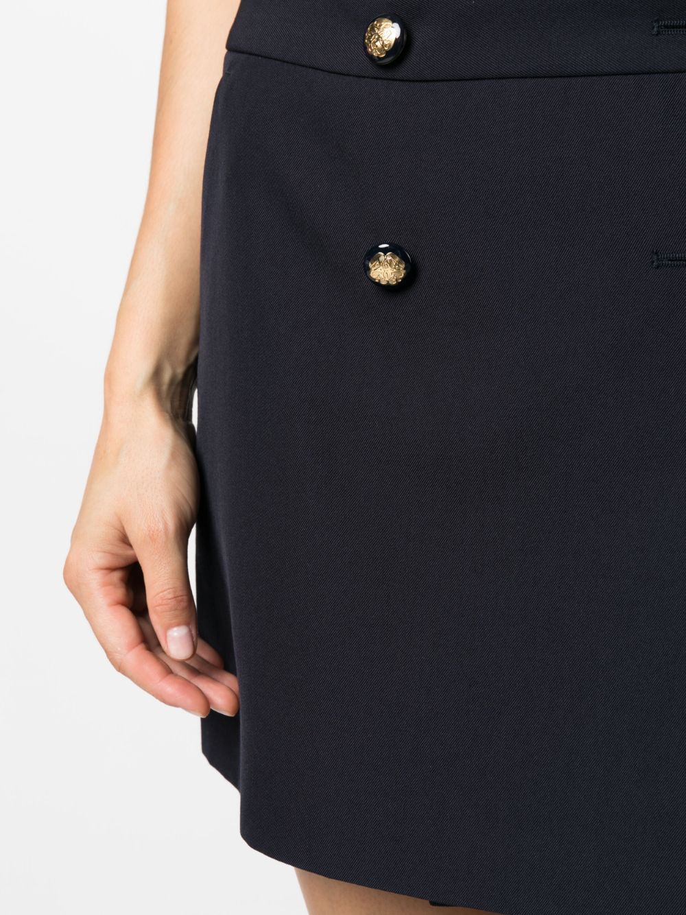 Alexander McQueen WOOL MINI SKIRT Size 27" / US 4 / IT 40 - 3 Thumbnail