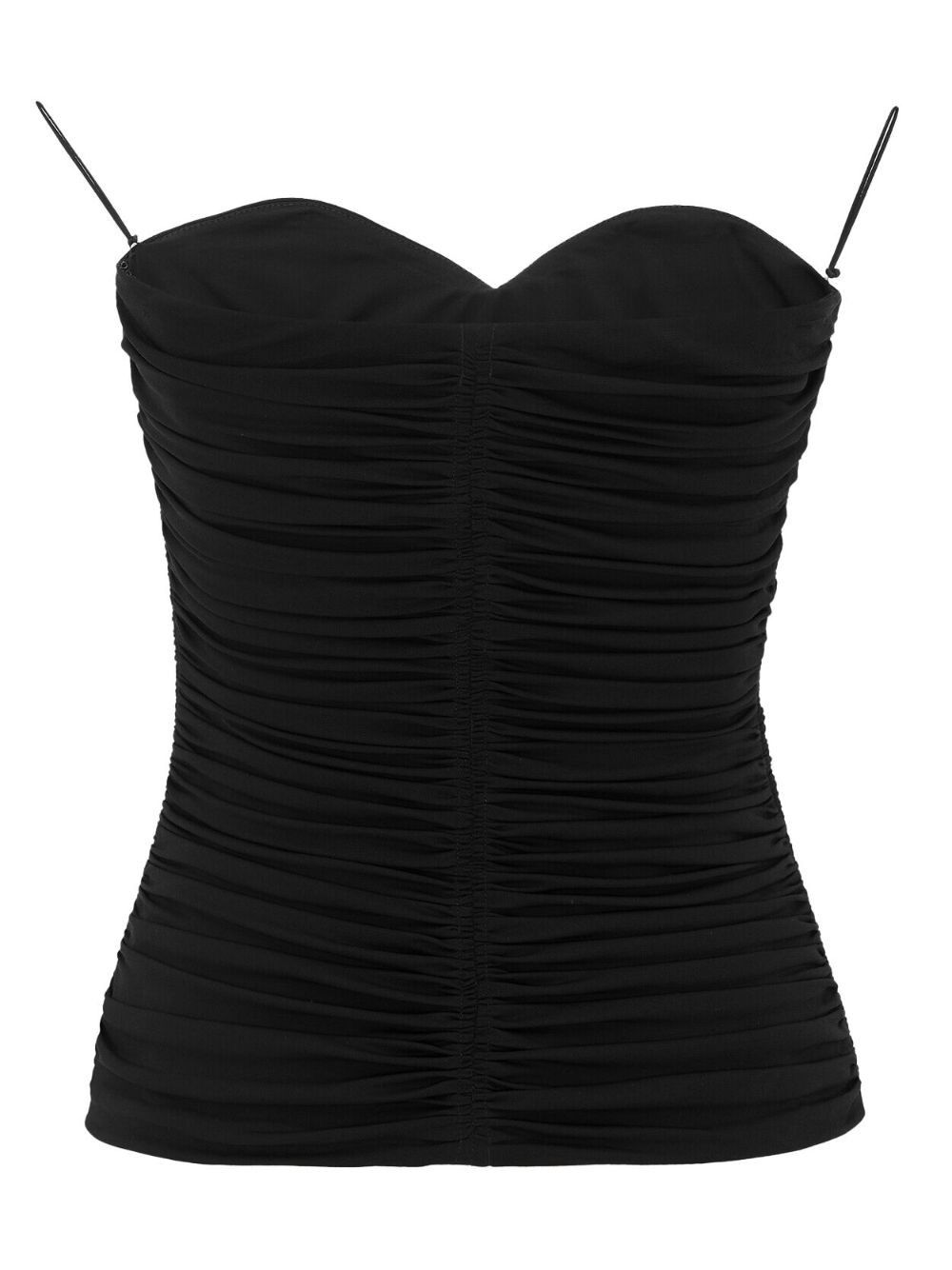 Saint Laurent Paris STRAPLESS DRAPED TOP Size S / US 4 / IT 40 - 2 Thumbnail