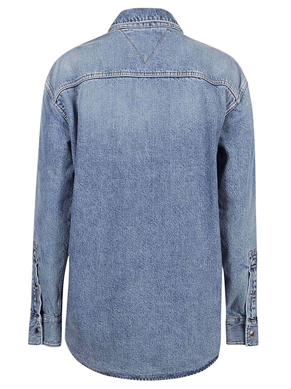 Bottega Veneta DENIM COTTON SHIRT Size S / US 4 / IT 40 - 2 Thumbnail