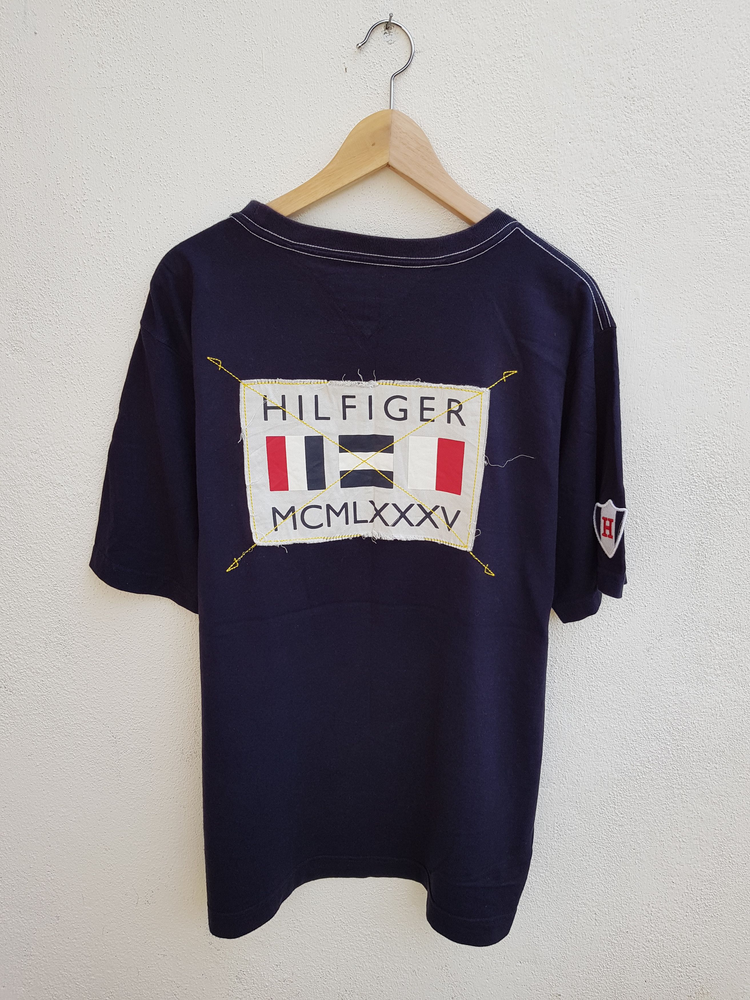 Japanese Brand × Tommy Hilfiger 💥Tommy Hilfiger MCMLXXXV Sailing Gear T-Shirt XL Size US XL / EU 56 / 4 - 1 Thumbnail