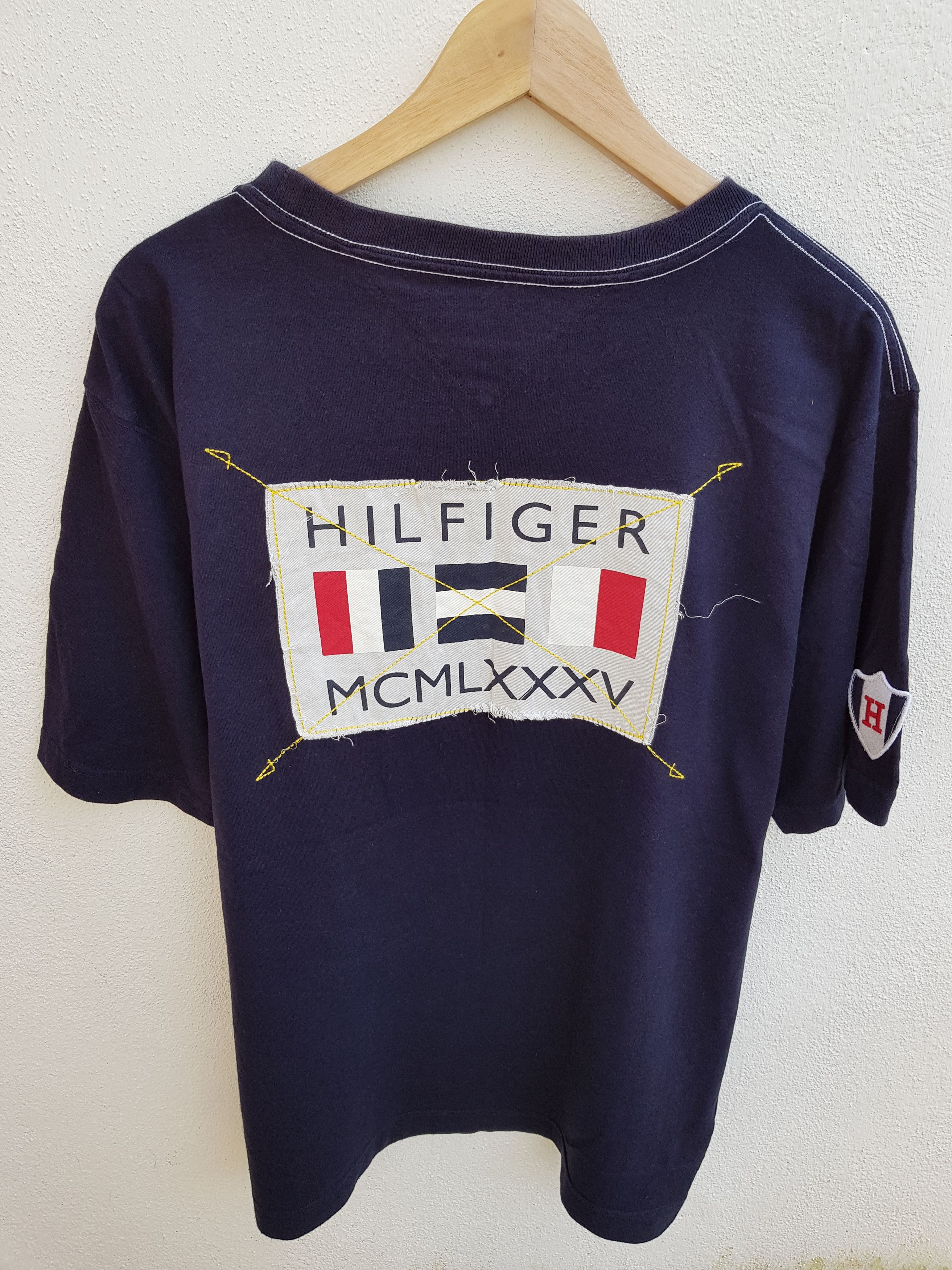 Japanese Brand × Tommy Hilfiger 💥Tommy Hilfiger MCMLXXXV Sailing Gear T-Shirt XL Size US XL / EU 56 / 4 - 2 Thumbnail