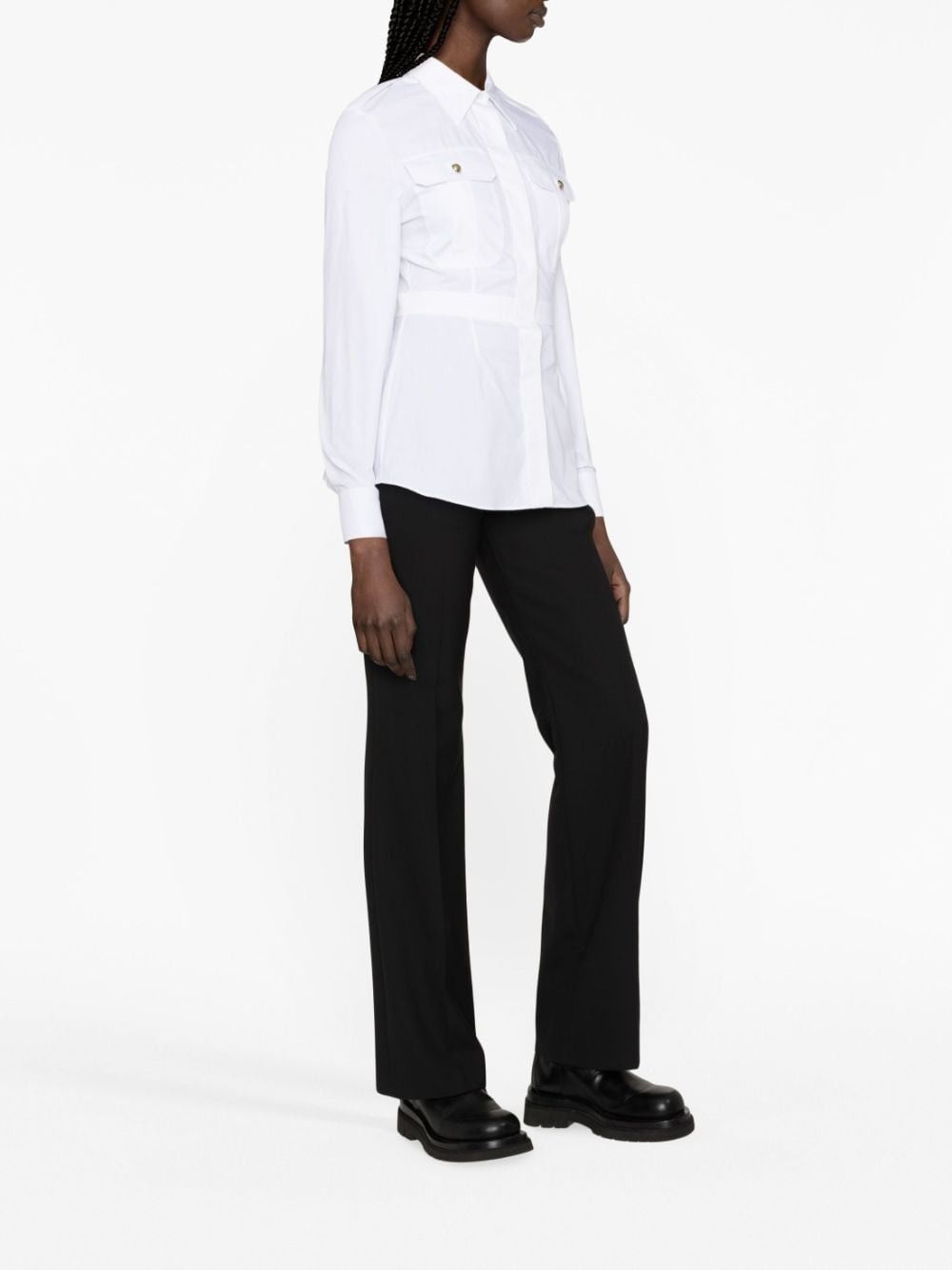 Alexander McQueen ORGANIC COTTON SHIRT Size S / US 4 / IT 40 - 4 Thumbnail
