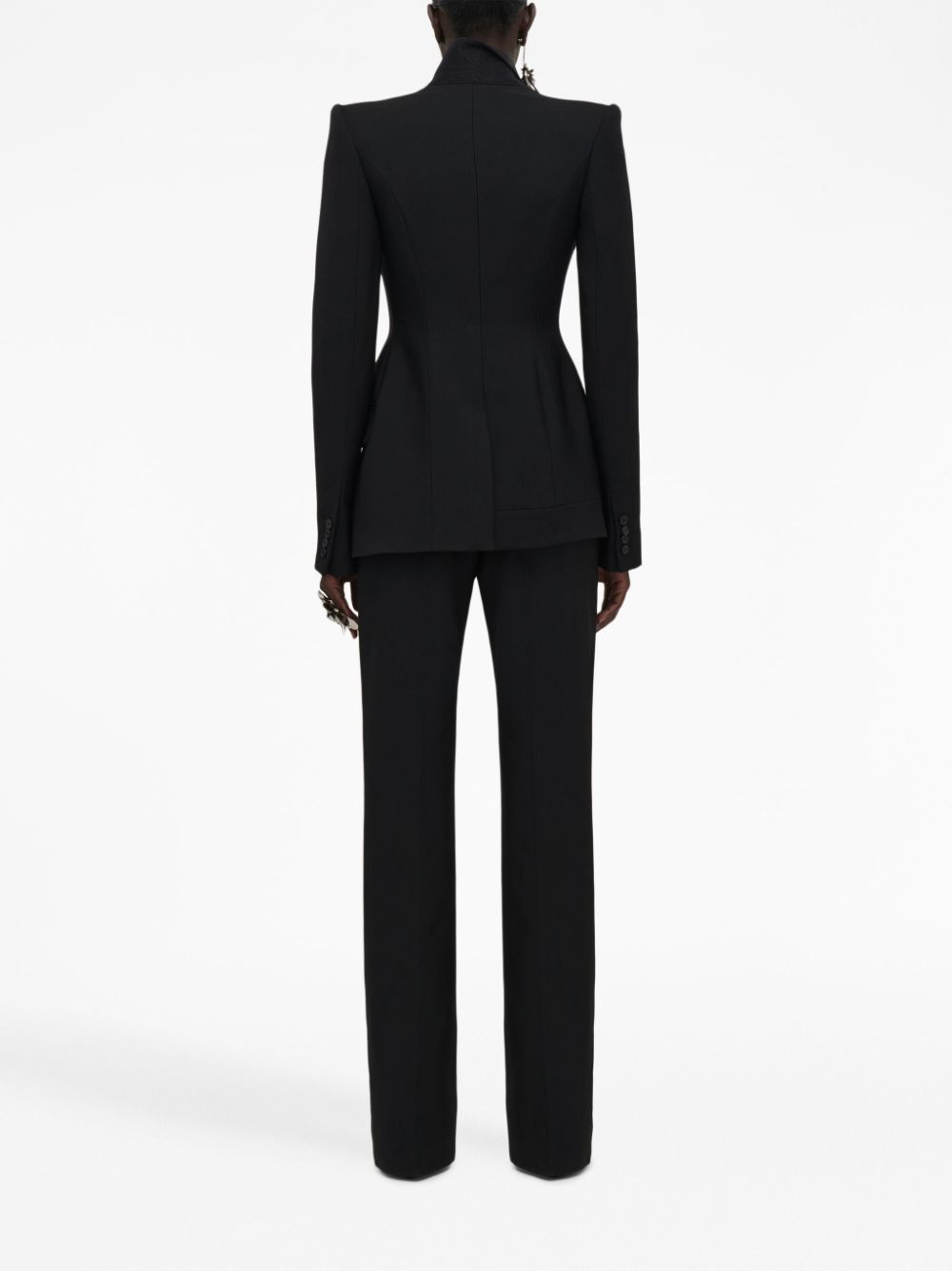 Alexander McQueen TAILORED WOOL TROUSERS Size 27" / US 4 / IT 40 - 3 Thumbnail