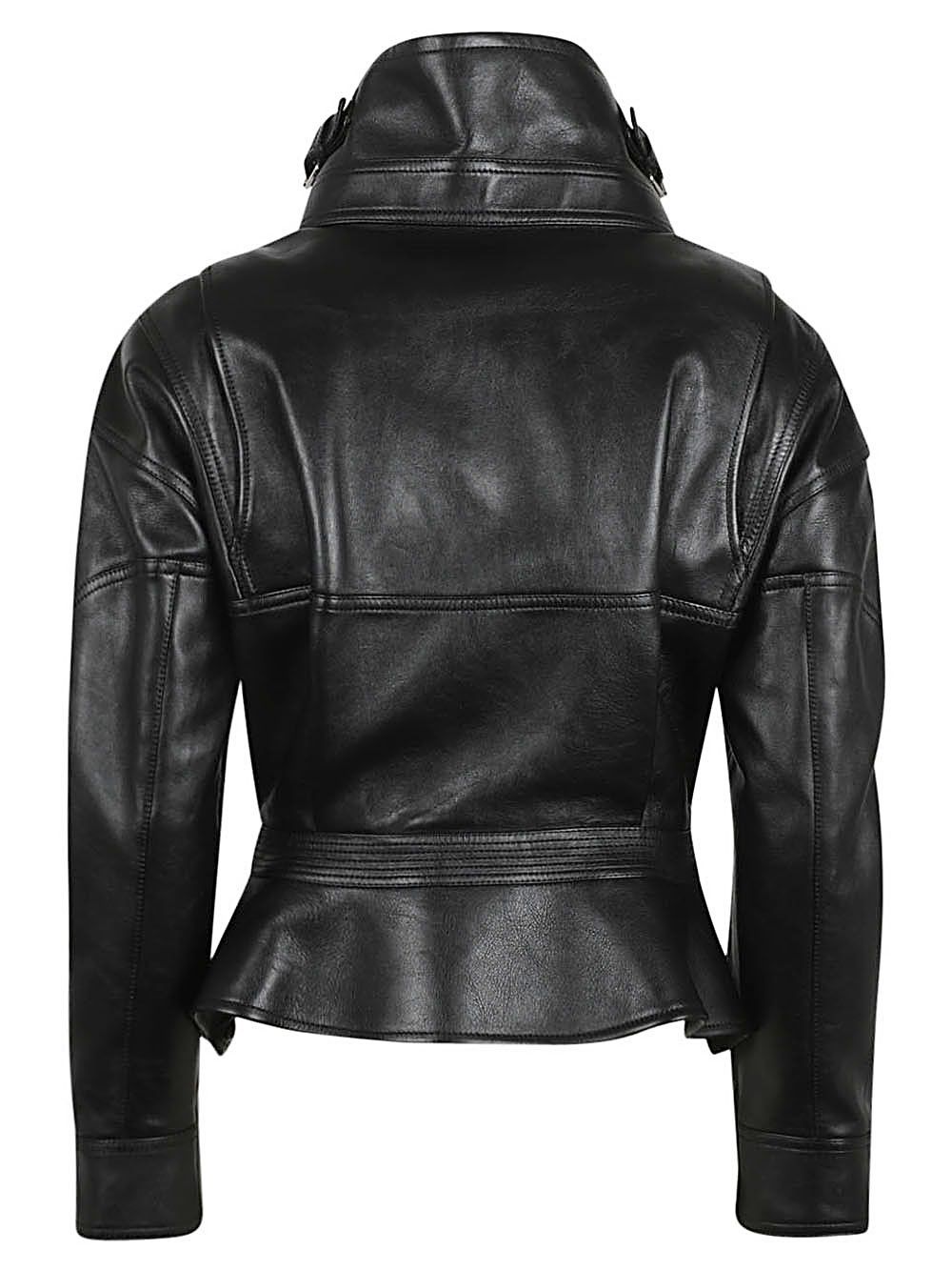 Alexander McQueen LEATHER BIKER JACKET Size S / US 4 / IT 40 - 2 Thumbnail
