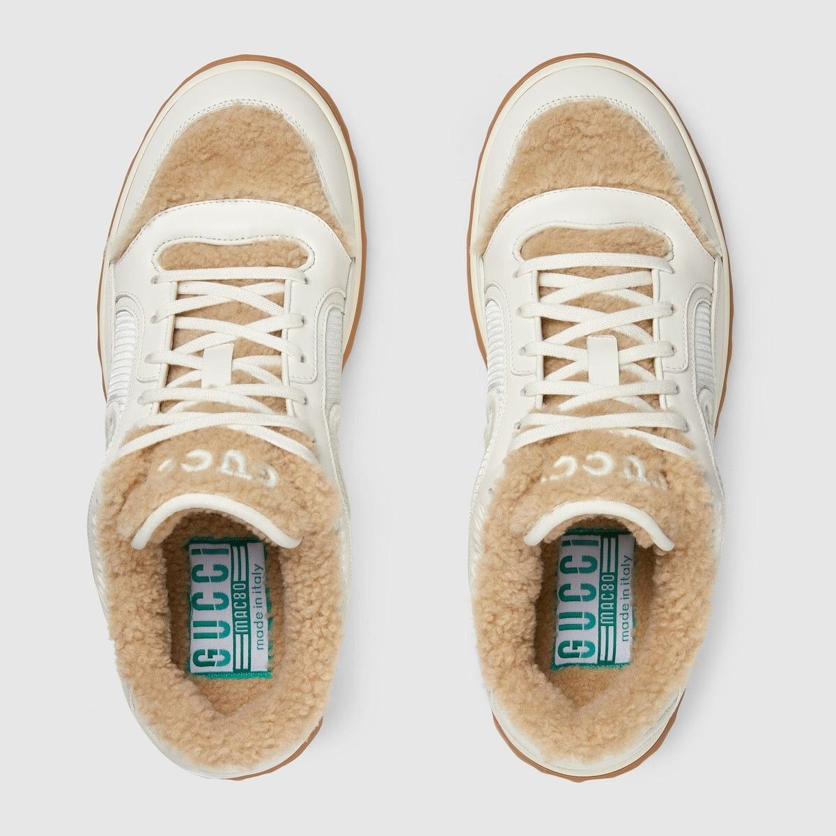 Gucci Gucci MAC80 Merino Wool Sneaker SIZE 8 Size ONE SIZE - 3 Thumbnail