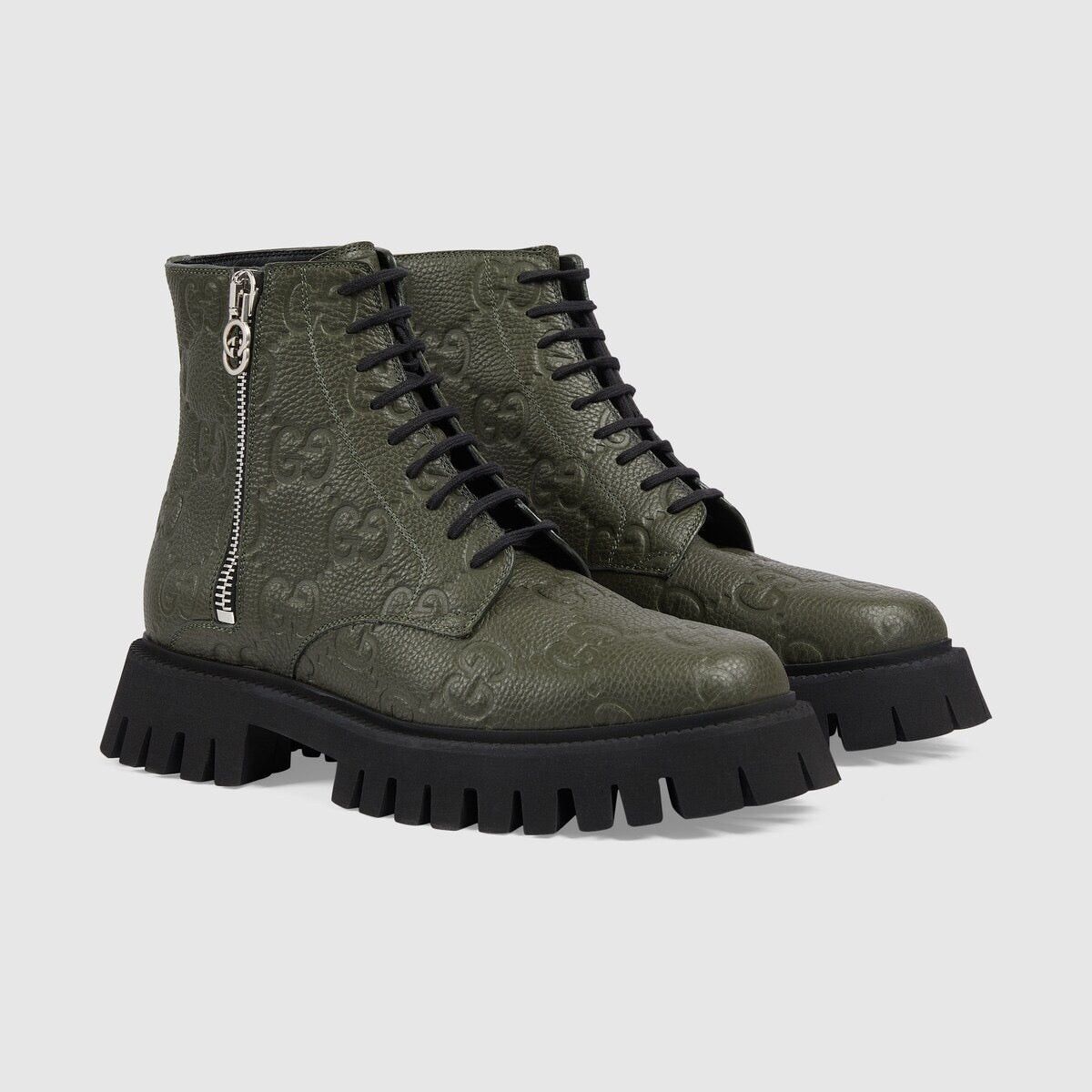 Gucci Gucci GG Leather Boots SIZE 11 Size ONE SIZE - 2 Thumbnail