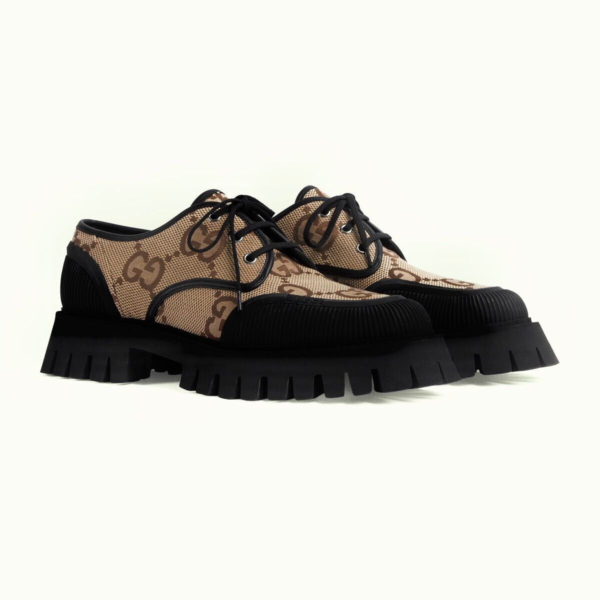 Gucci Maxi GG Lace Up Shoes SIZE 7