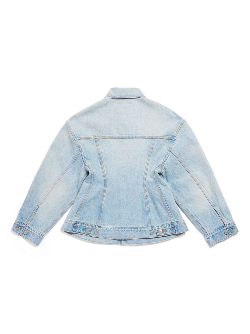 Balenciaga HOURGLASS DENIM JACKET Size XS / US 0-2 / IT 36-38 - 2 Thumbnail