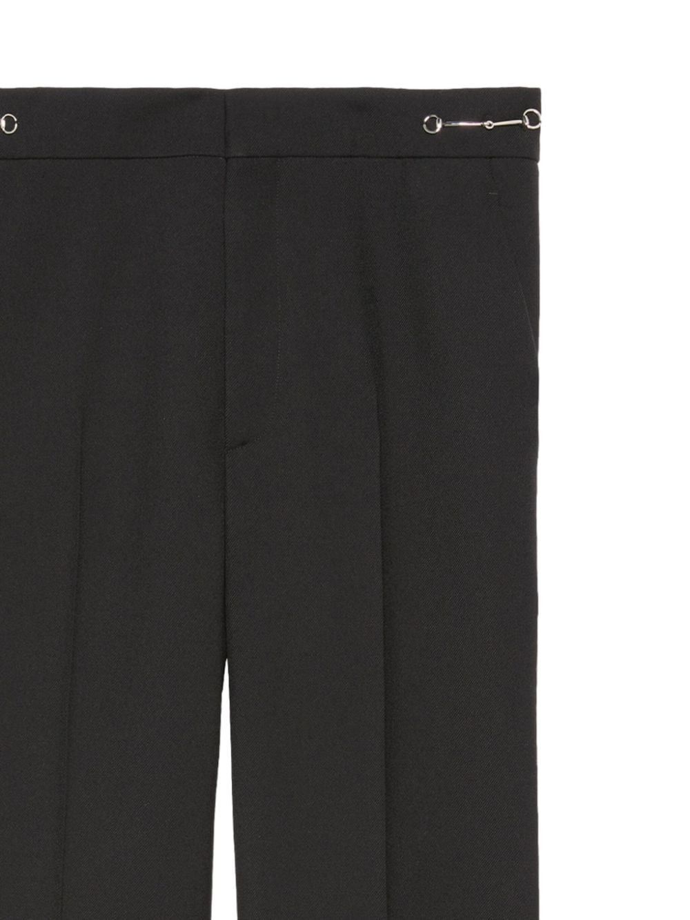 Gucci WOOL CROPPED TROUSERS Size 27" / US 4 / IT 40 - 2 Thumbnail