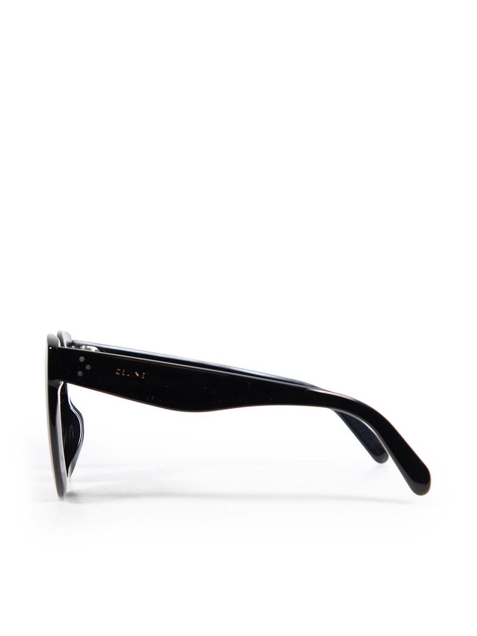Celine Black Cat Eye Green Tinted Sunglasses Size ONE SIZE - 4 Thumbnail