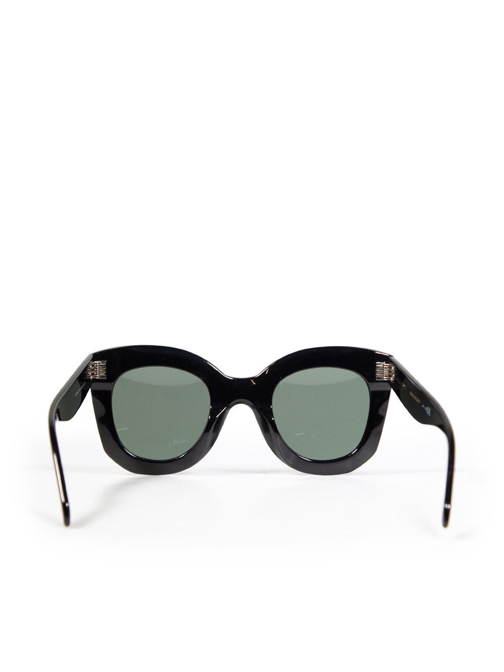 Celine Black Cat Eye Green Tinted Sunglasses Size ONE SIZE - 3 Thumbnail