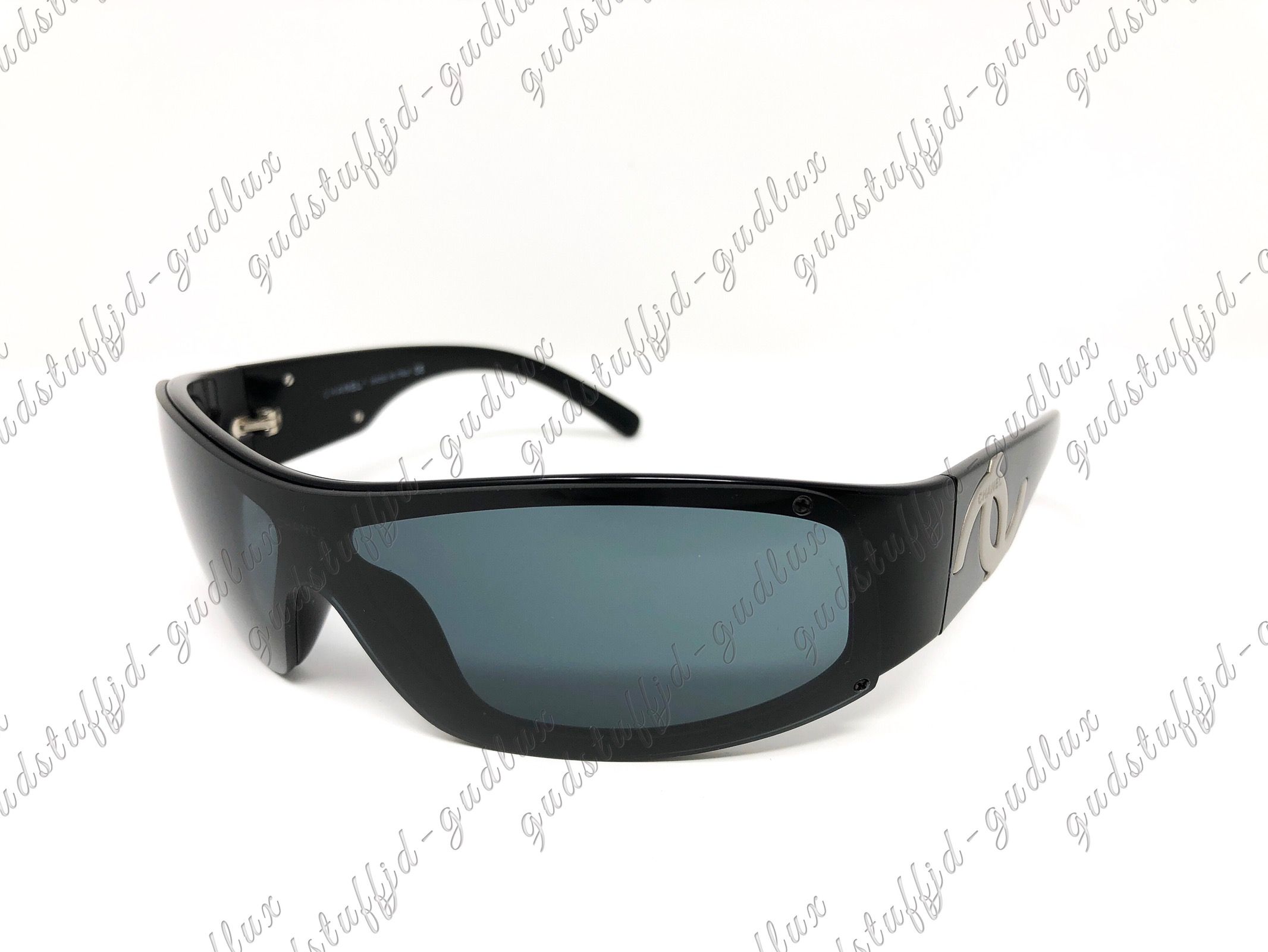 Chanel Black Wrap Sunglasses. Model 5072 C501/87