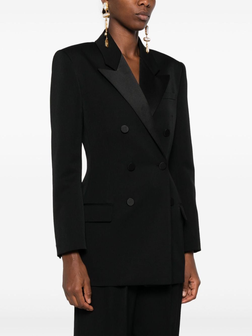 Saint Laurent Paris WOOL BLAZER JACKET Size S / US 4 / IT 40 - 3 Thumbnail