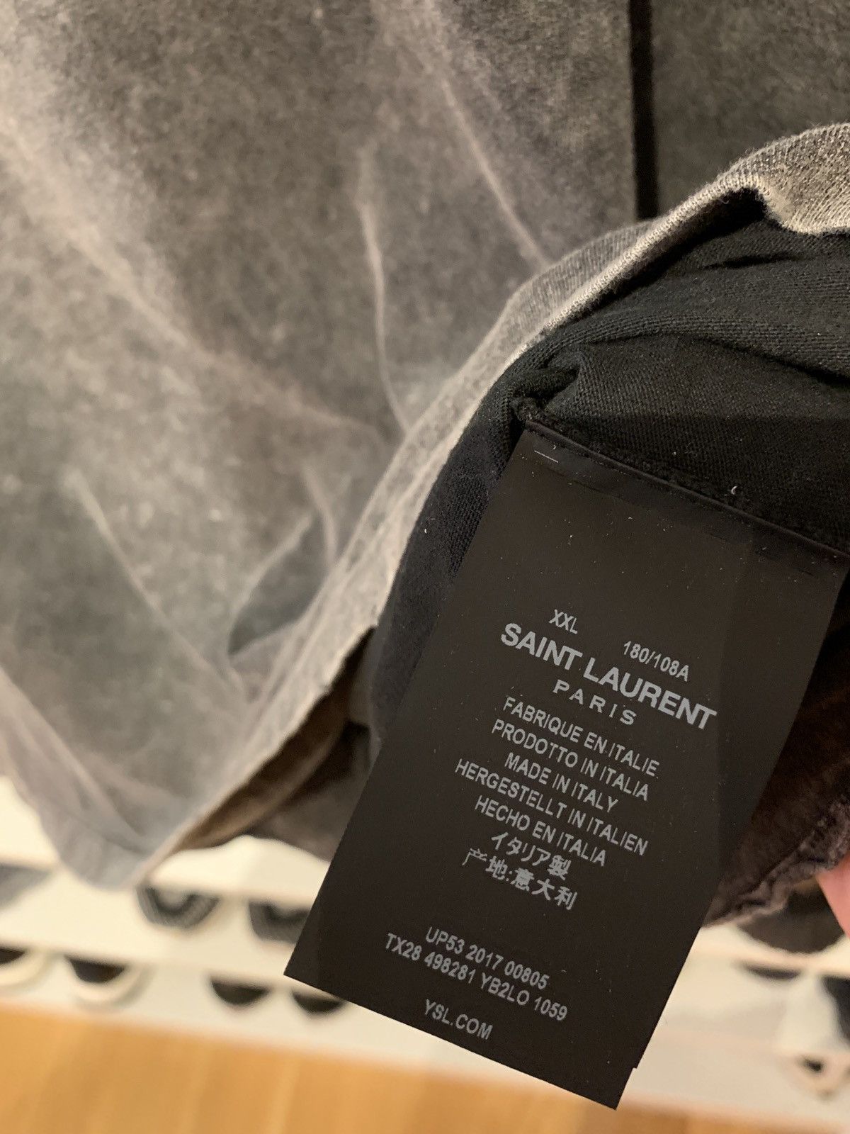 Saint Laurent Paris SLP - Classic Logo Print Size US L / EU 52-54 / 3 - 4 Thumbnail