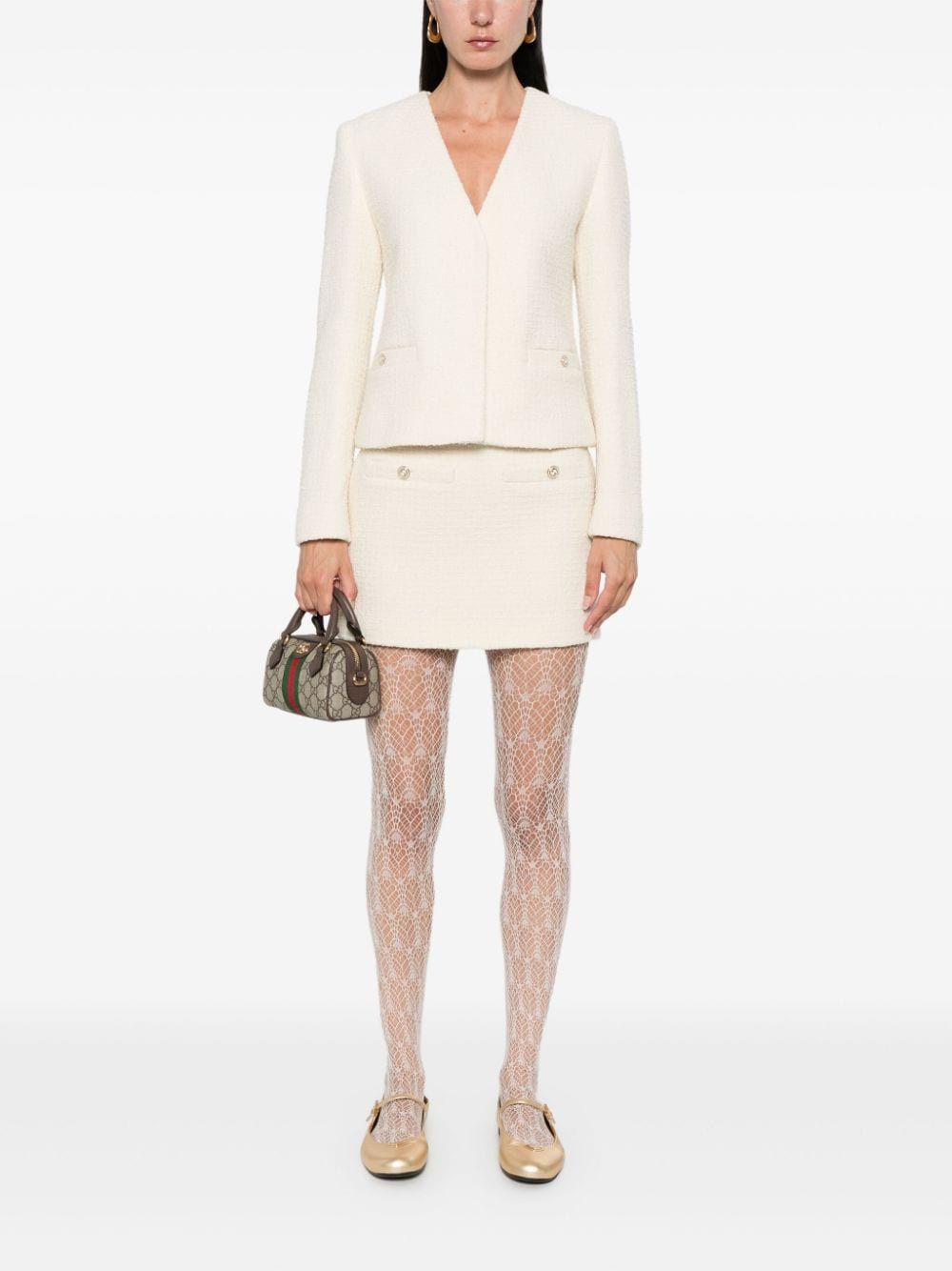 Gucci BOUCLÉ MINI SKIRT Size 27" / US 4 / IT 40 - 5 Thumbnail