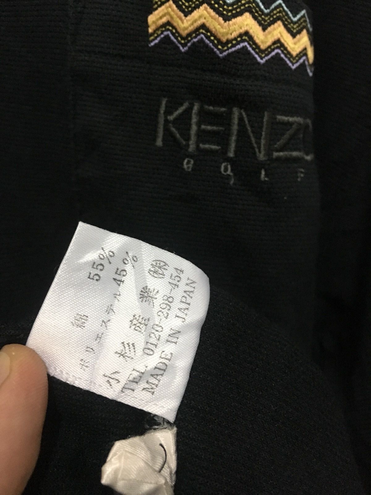Kenzo Kenzo Golf Long Sleeve Pocket Shirt Size US XL / EU 56 / 4 - 5 Thumbnail