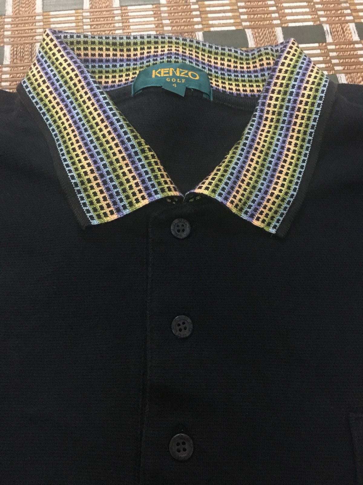 Kenzo Kenzo Golf Long Sleeve Pocket Shirt Size US XL / EU 56 / 4 - 7 Thumbnail