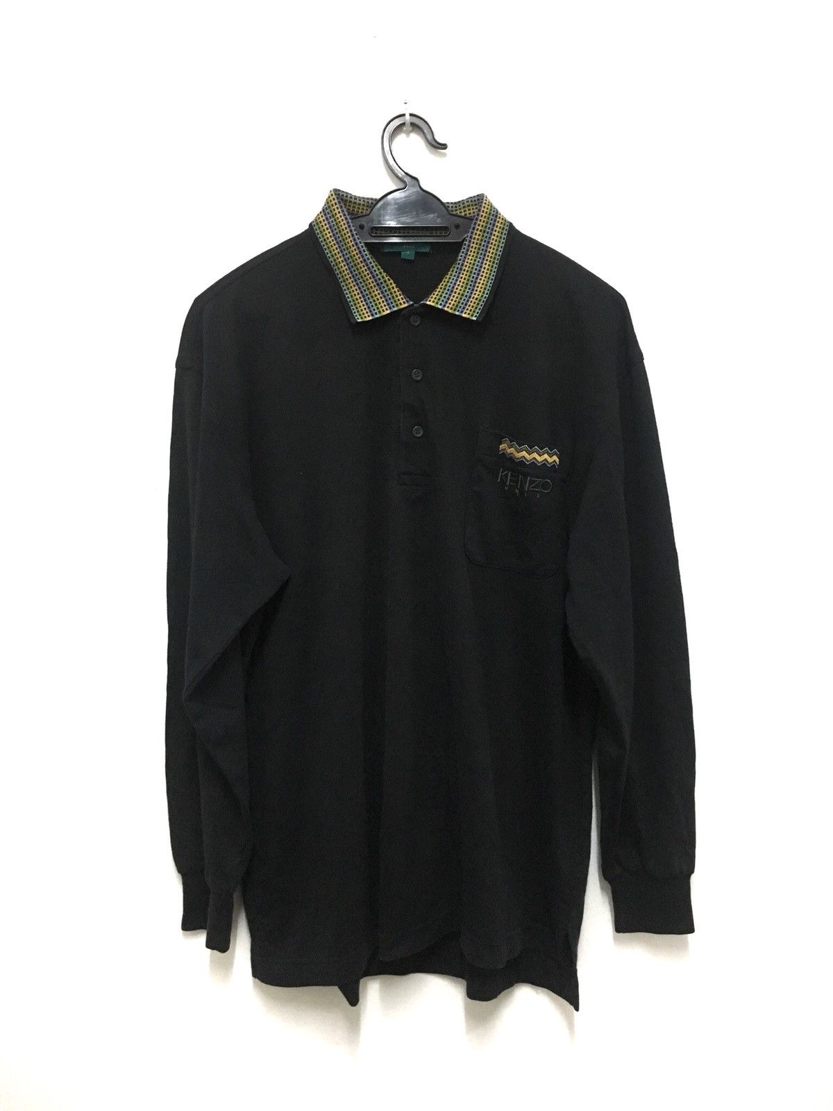 Kenzo Kenzo Golf Long Sleeve Pocket Shirt Size US XL / EU 56 / 4 - 1 Thumbnail