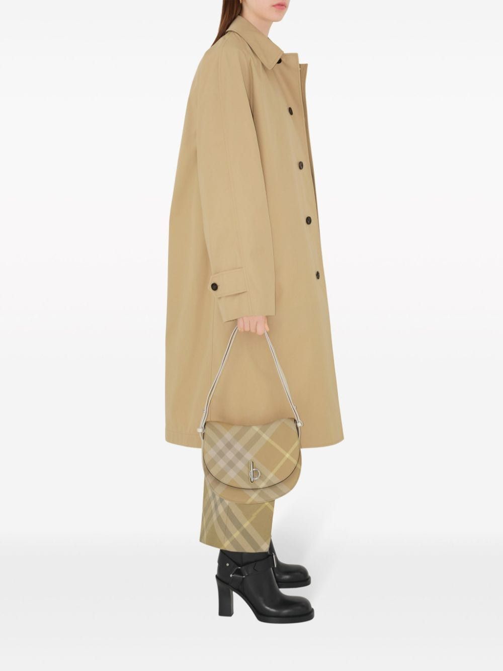 Burberry CHECKED WOOL TROUSERS Size 25" / US 0 / IT 36 - 5 Thumbnail