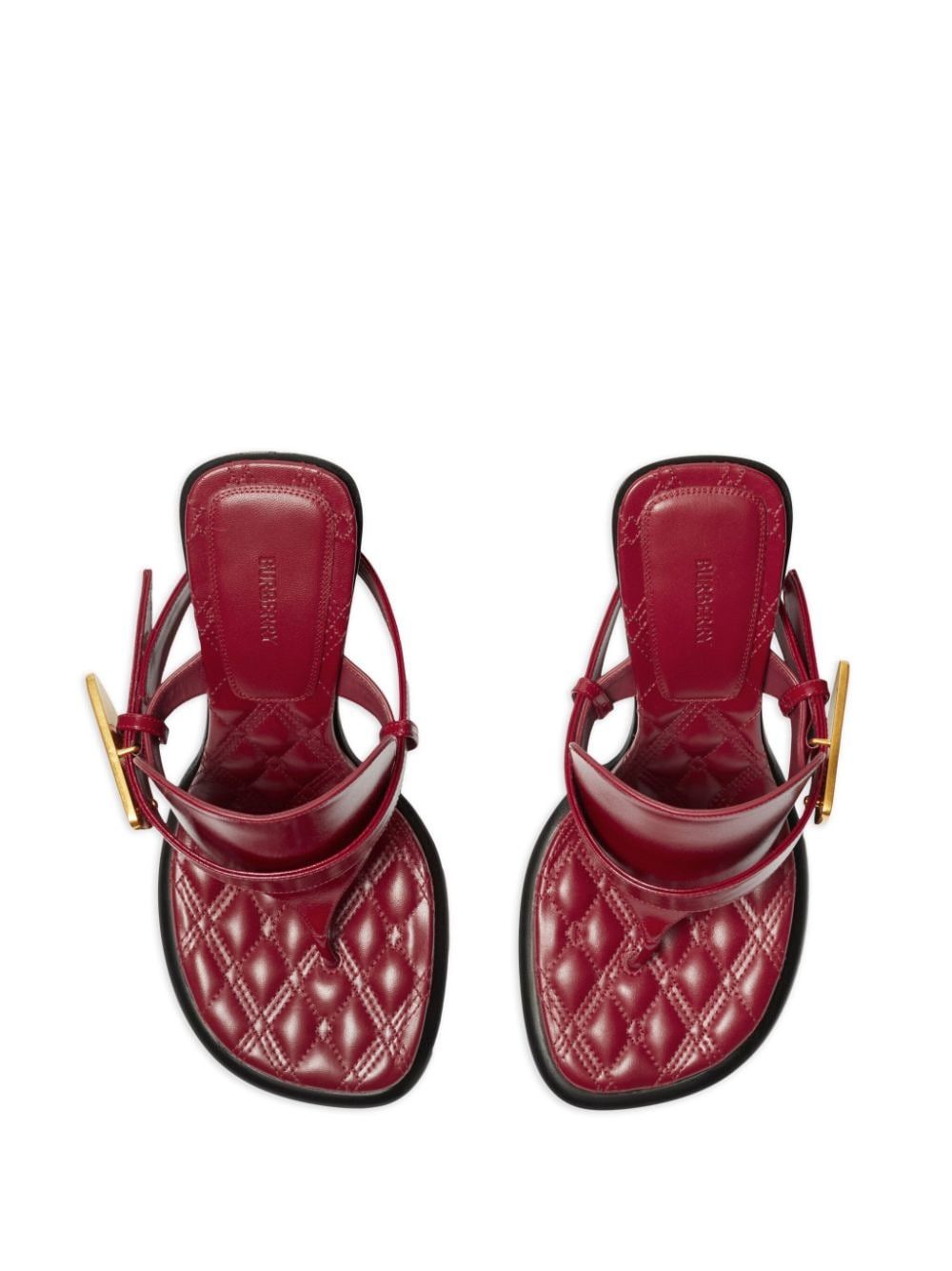 Burberry LEATHER THONG SANDALS Size US 9 / IT 39 - 4 Thumbnail