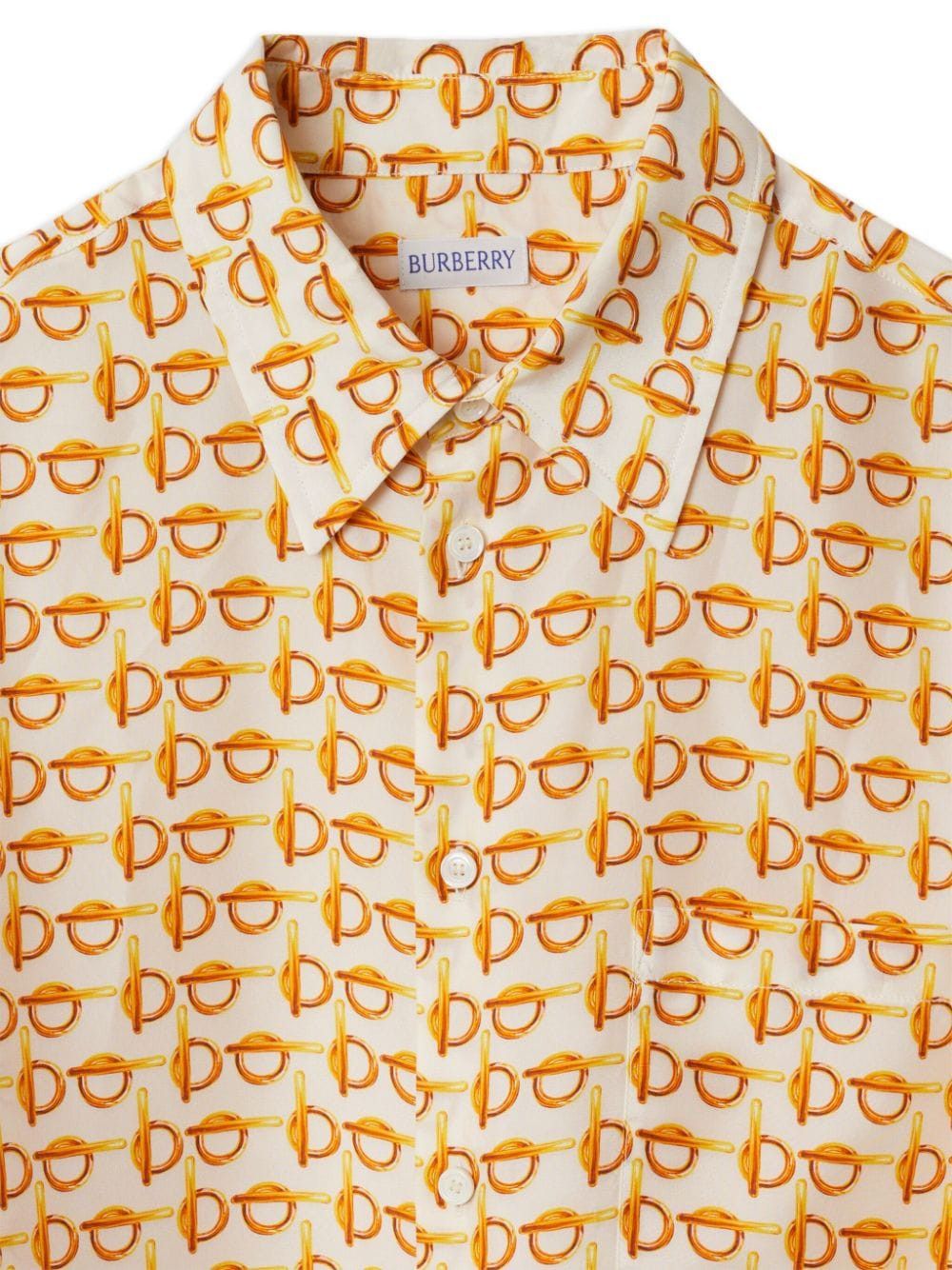 Burberry PRINTED SILK SHIRT Size XS / US 0-2 / IT 36-38 - 3 Thumbnail