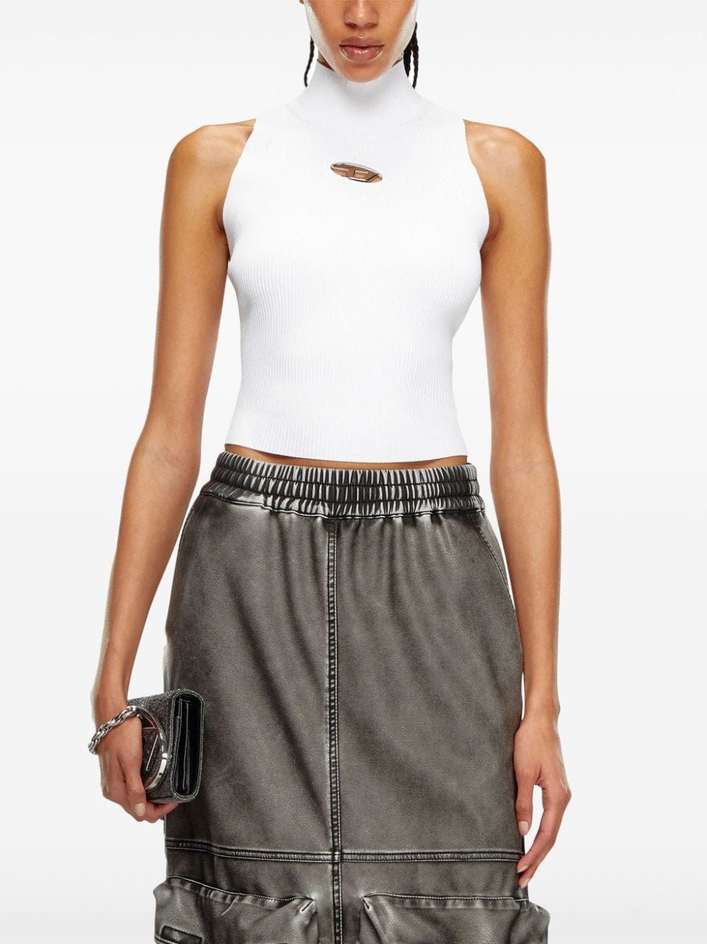 Diesel M-ONERVAX TANK TOP Size M / US 6-8 / IT 42-44 - 2 Thumbnail