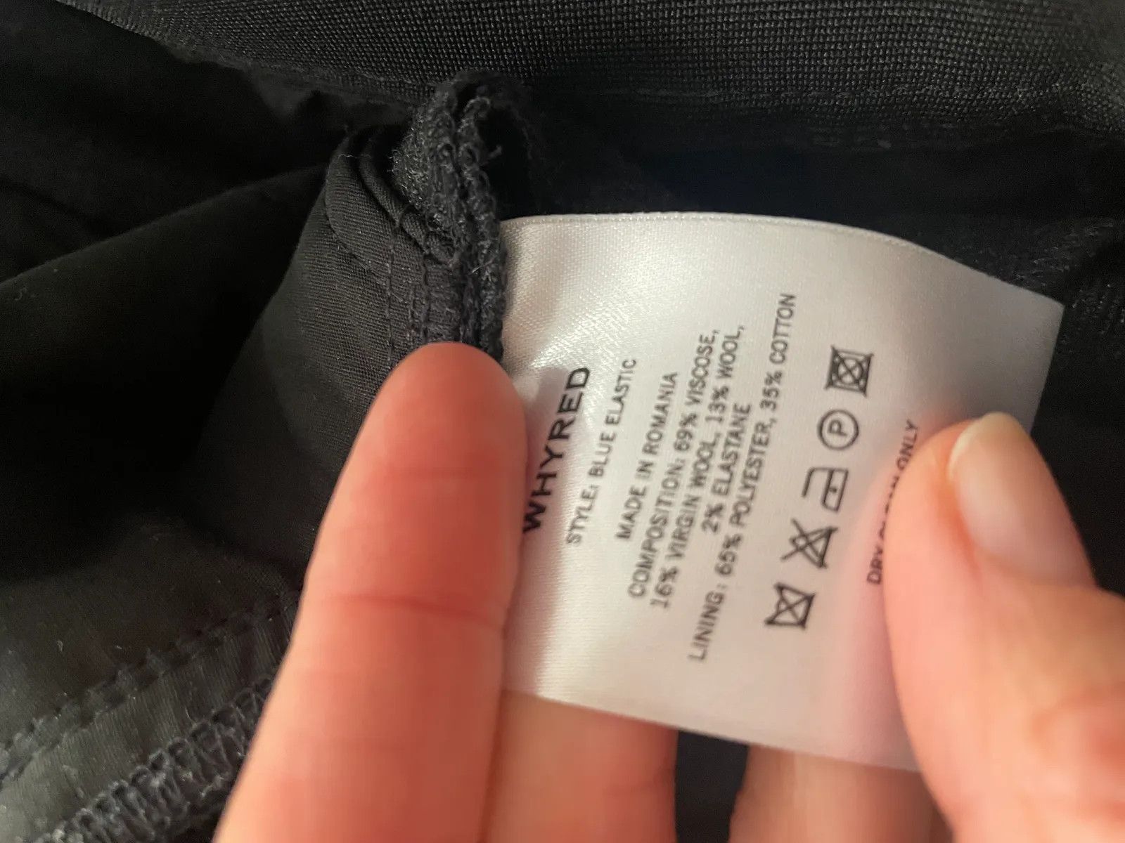 Whyred Whyred Blue elastic Pants Size 25" / US 0 / IT 36 - 3 Thumbnail
