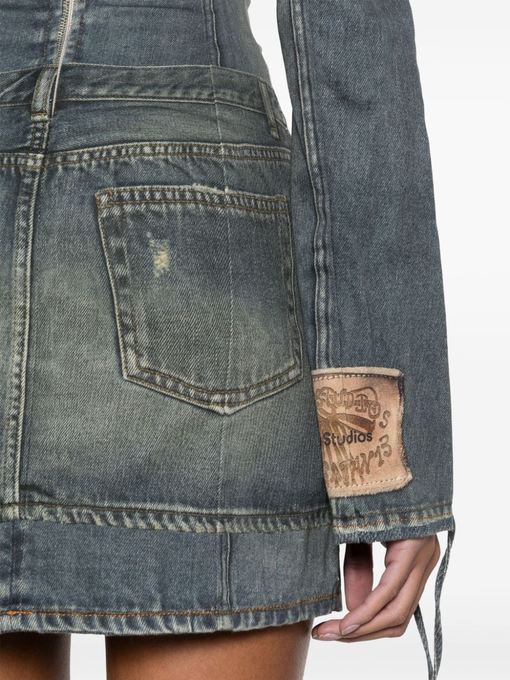Acne Studios DENIM MINI DRESS Size S / US 4 / IT 40 - 3 Thumbnail