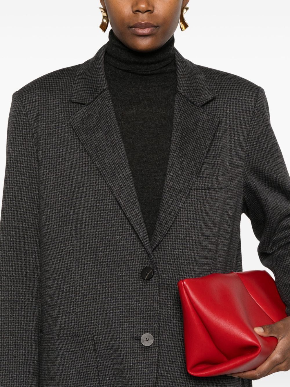 Harris Wharf London COTTON BLEND BLAZER JACKET Size S / US 4 / IT 40 - 2 Thumbnail