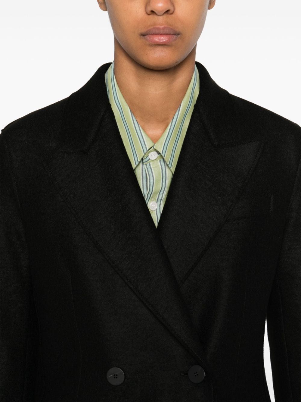 Harris Wharf London WOOL DOUBLE-BREASTED BLAZER Size S / US 4 / IT 40 - 4 Thumbnail