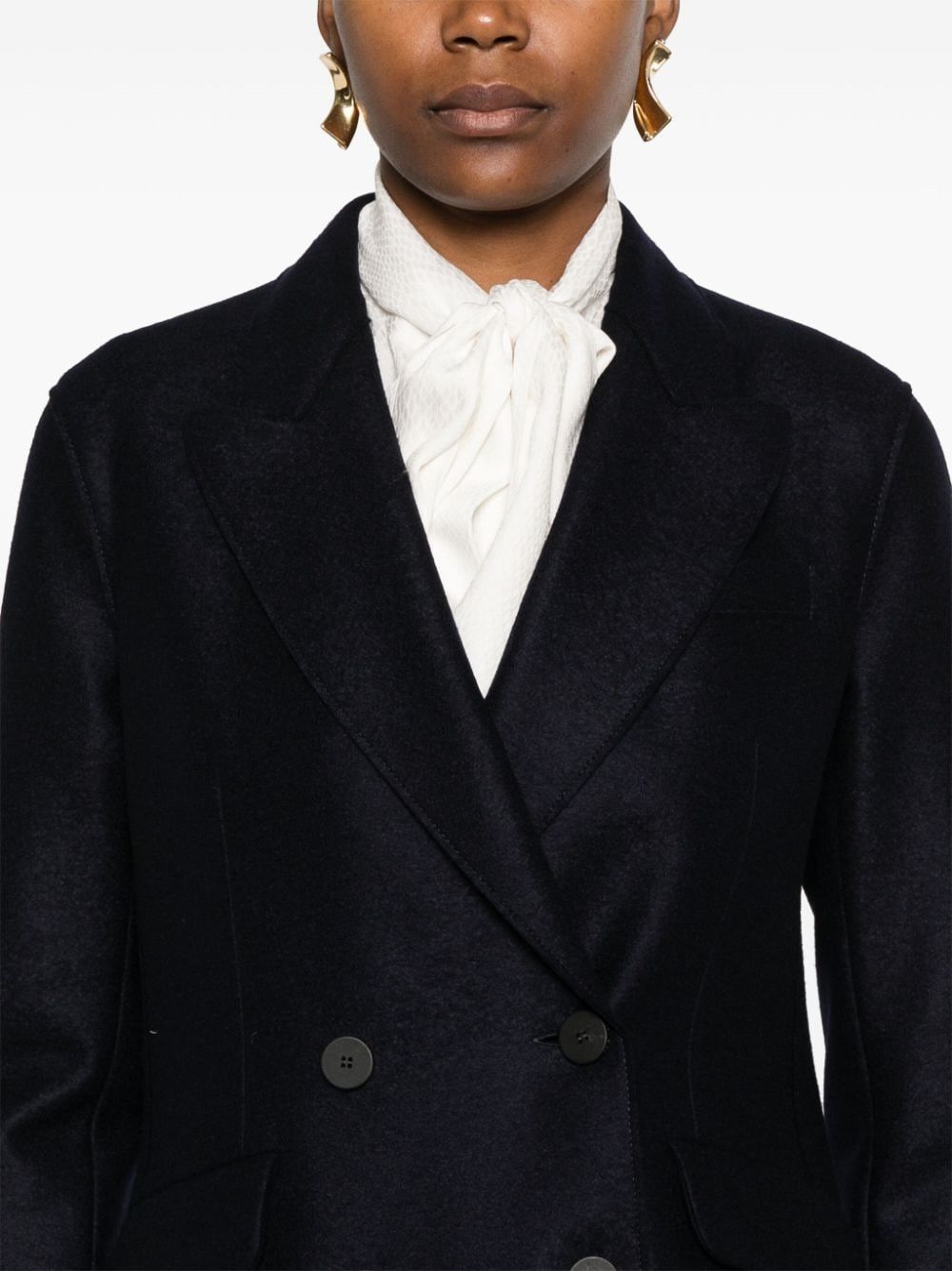 Harris Wharf London WOOL DOUBLE-BREASTED BLAZER Size S / US 4 / IT 40 - 4 Thumbnail