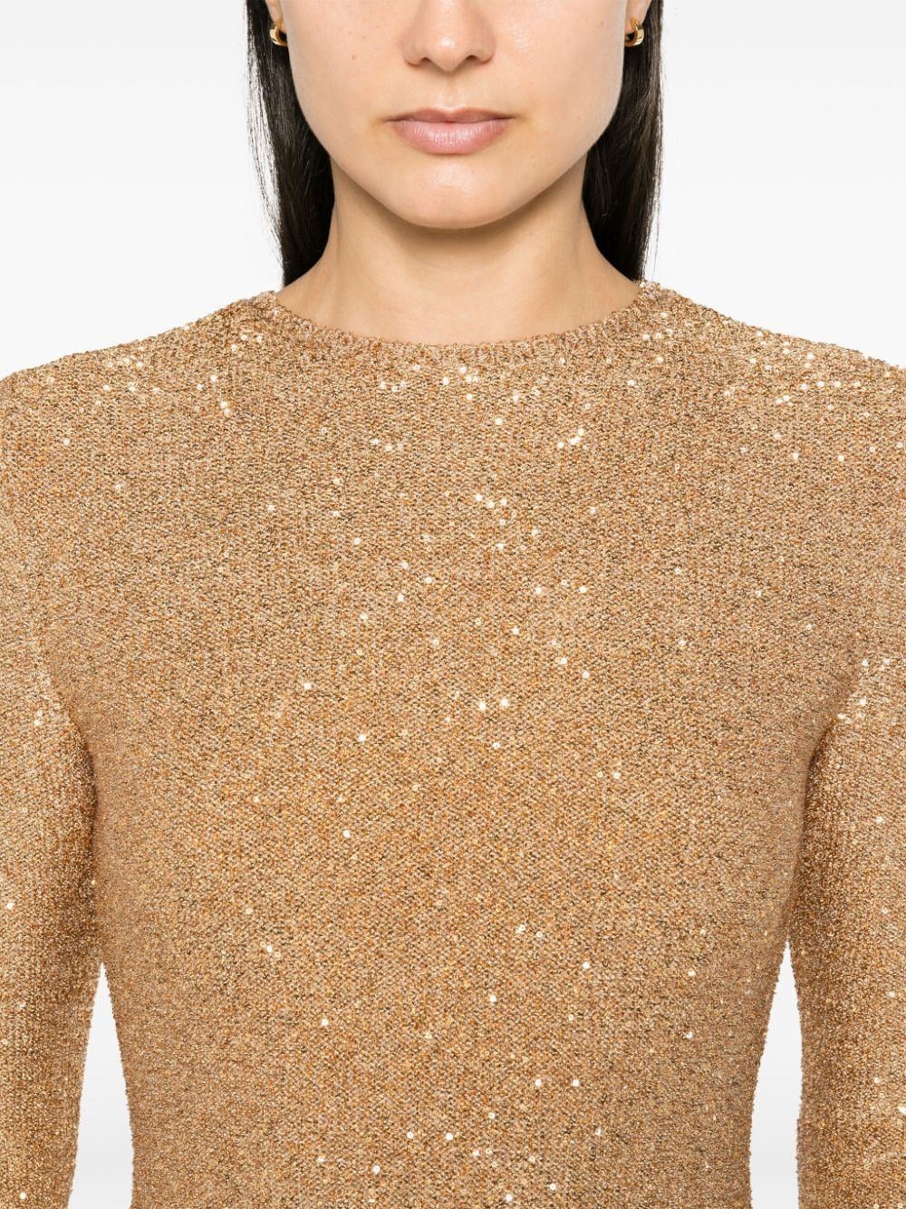 Fabiana Filippi SEQUINED MIDI DRESS Size S / US 4 / IT 40 - 5 Thumbnail