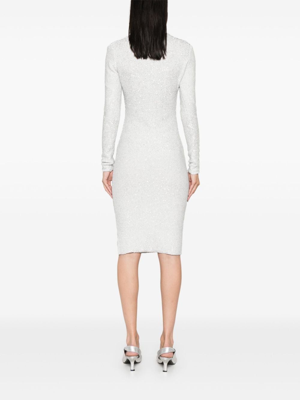 Fabiana Filippi SEQUINED MIDI DRESS Size S / US 4 / IT 40 - 3 Thumbnail