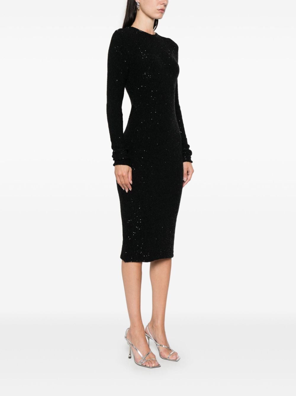 Fabiana Filippi SEQUINED MIDI DRESS Size S / US 4 / IT 40 - 4 Thumbnail